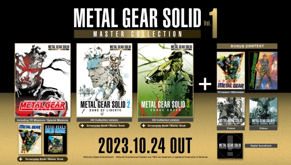 METAL GEAR SOLID: MASTER COLLECTION Vol. 1 disponibile dal 24 ottobre